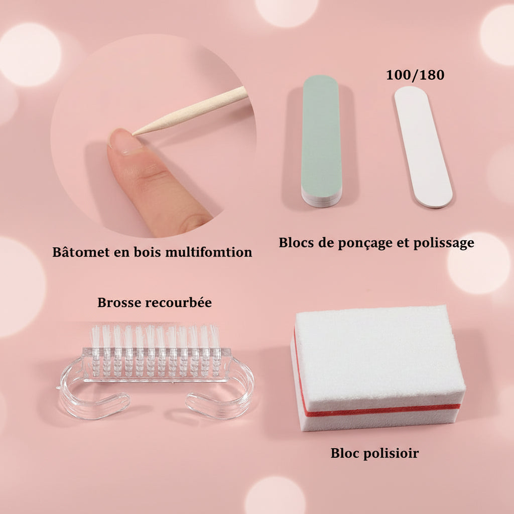 Kit Limes à Ongles & Polissoirs – Accessoires Manucure