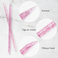 Repousse-Cuticules Double Face en Cristal – Réutilisable