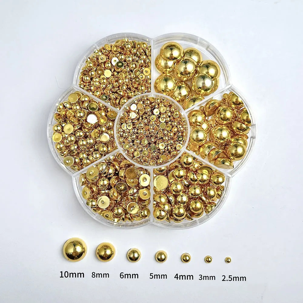 Kit Nail Art 3D – Fleurs, Nœuds & Perles