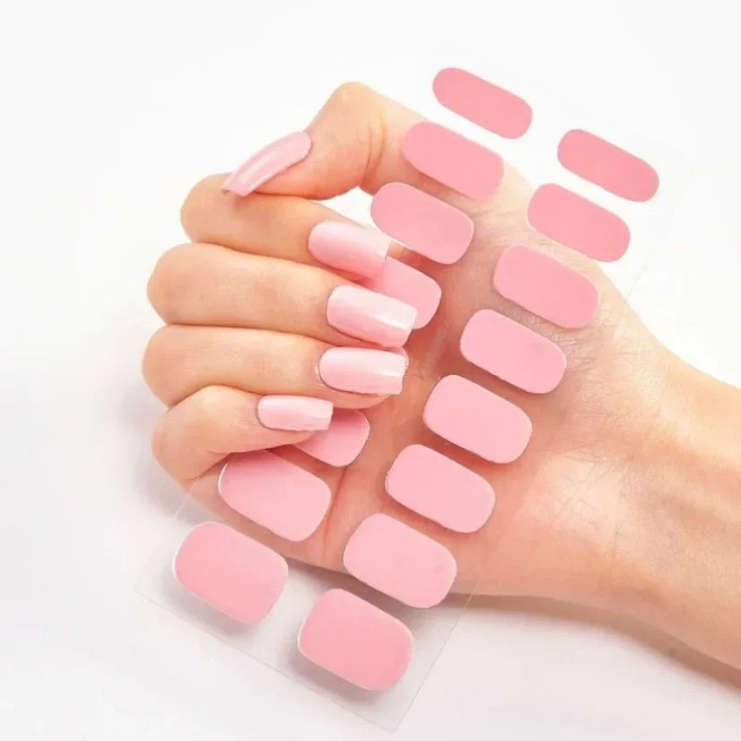 Stickers Gel Semi-Cuits pour Ongles – 112 Designs