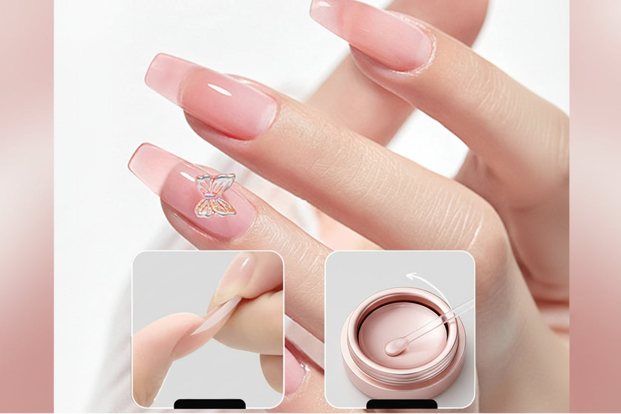 Colle Gel Transparente pour Faux Ongles – Adhésif