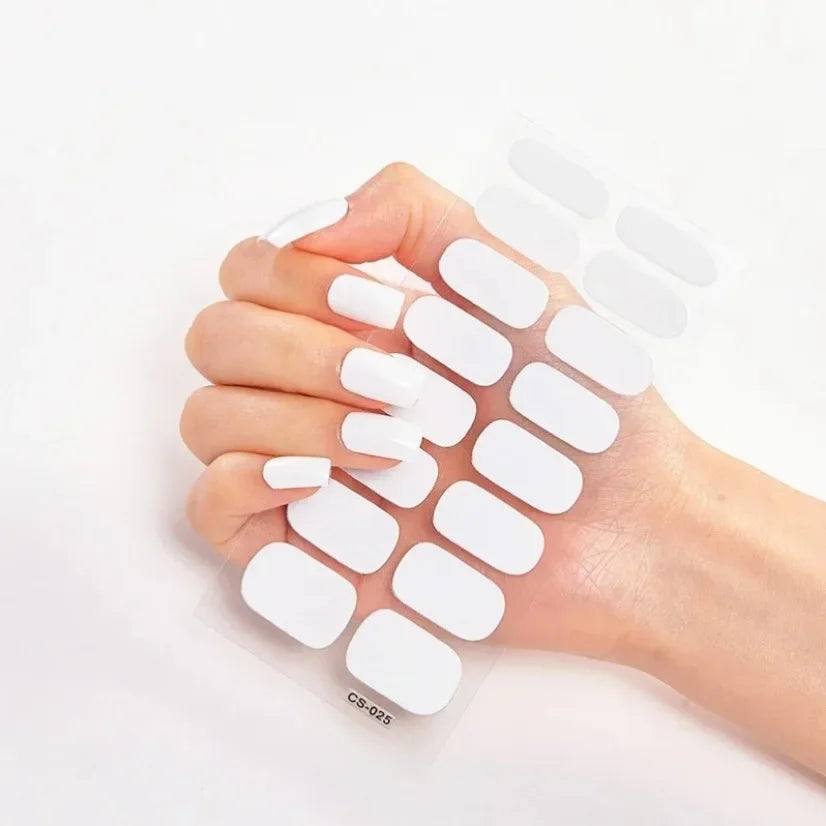 Stickers Gel Semi-Cuits pour Ongles – 112 Designs