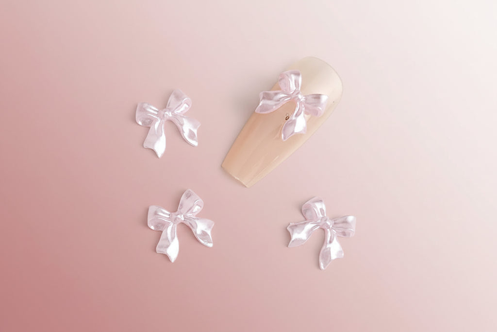 Breloques Nœud Papillon 3D pour Nail Art – Résine