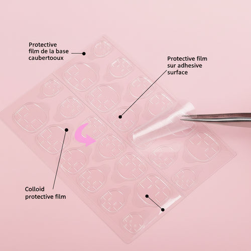 Autocollants Double Face pour Faux Ongles – Adhésifs