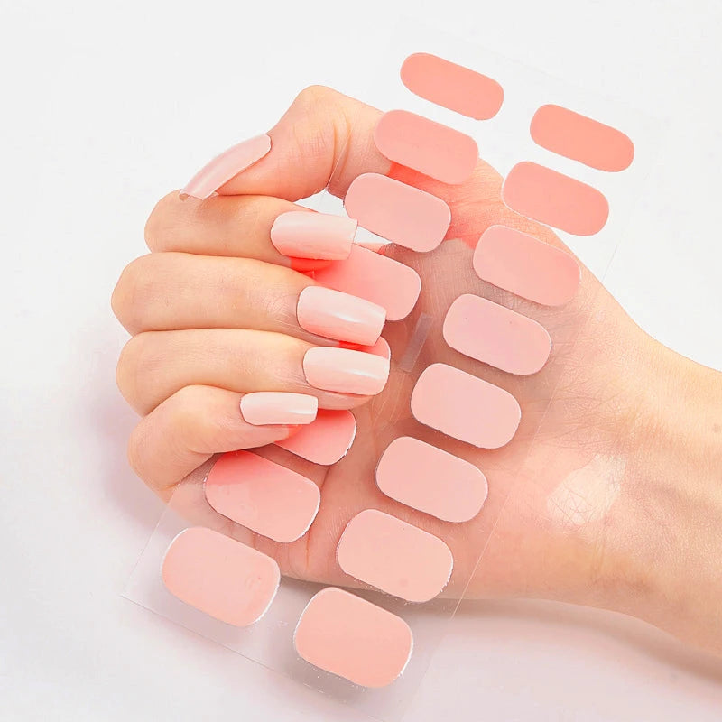 Stickers Gel Semi-Cuits pour Ongles – 112 Designs