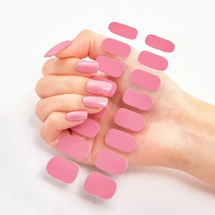 Stickers Gel Semi-Cuits pour Ongles – 112 Designs