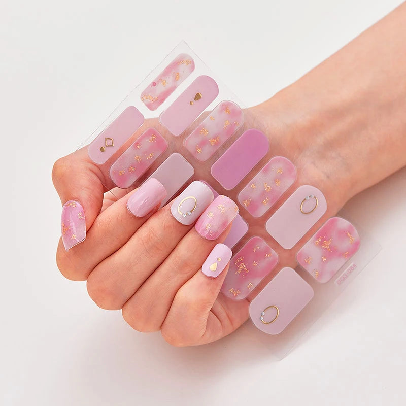 Stickers Gel Semi-Cuits pour Ongles – 112 Designs