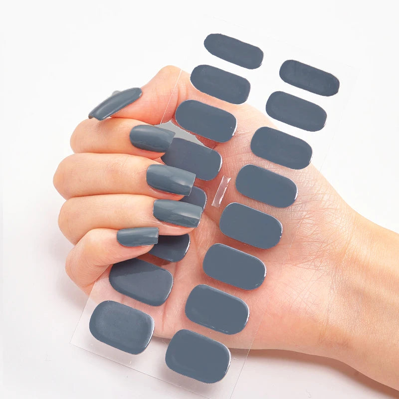 Stickers Gel Semi-Cuits pour Ongles – 112 Designs