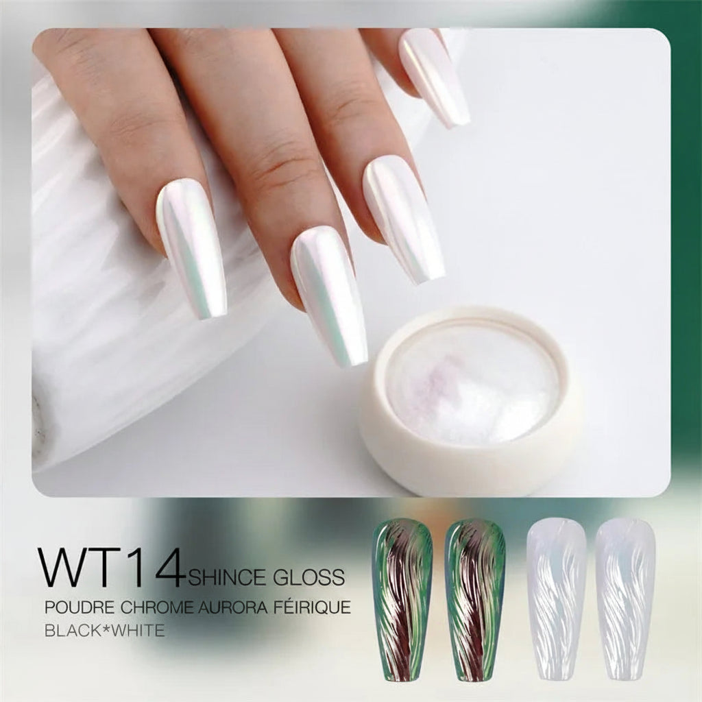 Poudre Chromée pour Ongles – Effet Miroir