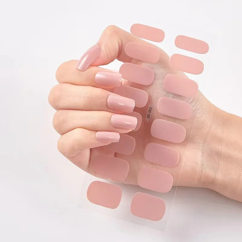 Stickers Gel Semi-Cuits pour Ongles – 112 Designs